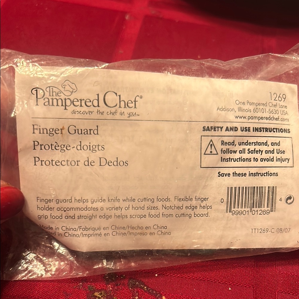 Pampered Chef Finger Guard